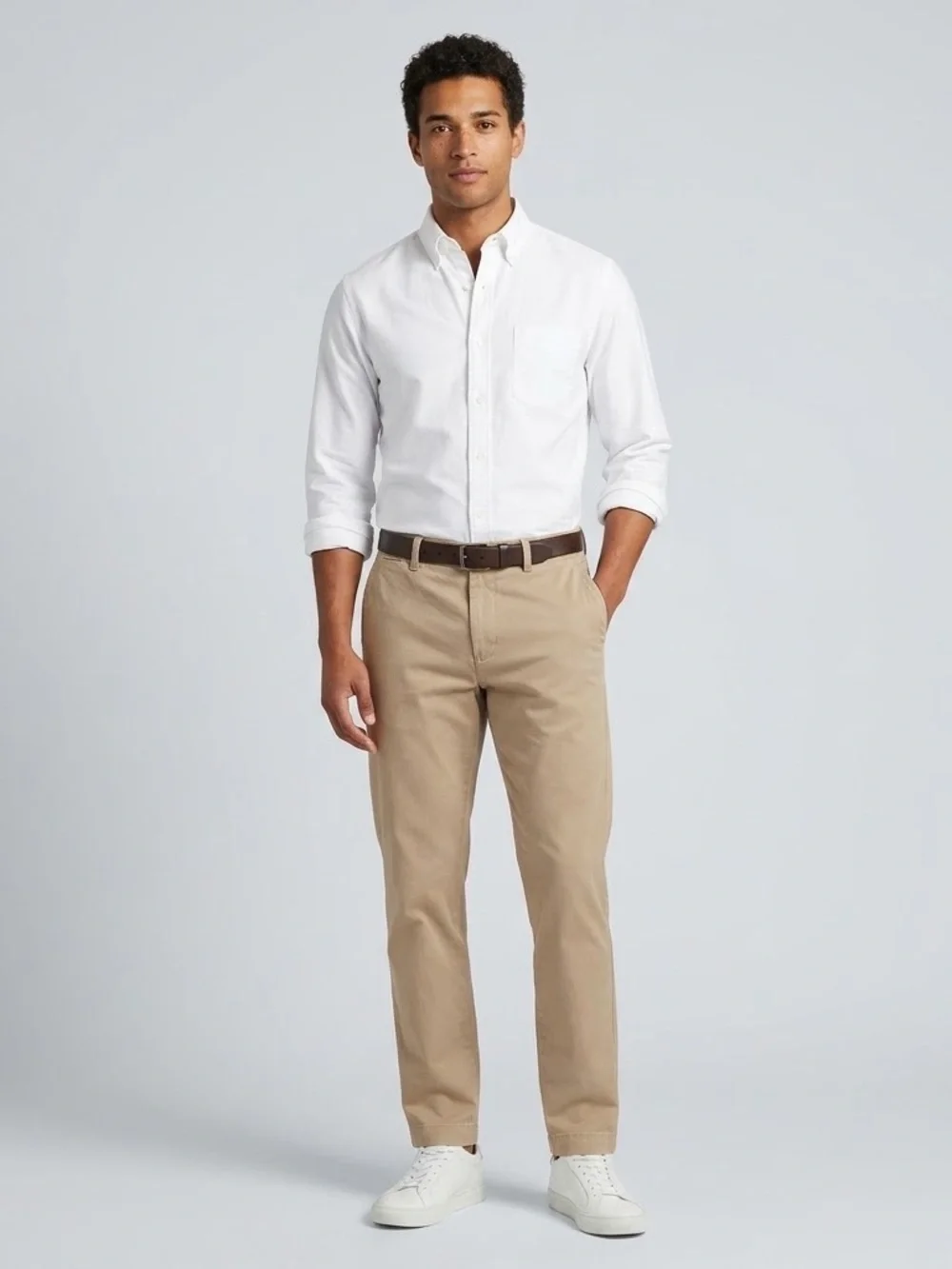Dockers Men's Khaki Chino Pants - Tan Straight Fit 34 x 32